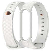 Xiaomi Mi Band 5 silicon strap (white)  ― DELTAMOBILE