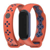 Xiaomi Mi Band 5 silicon strap (orange-blue)  ― DELTAMOBILE