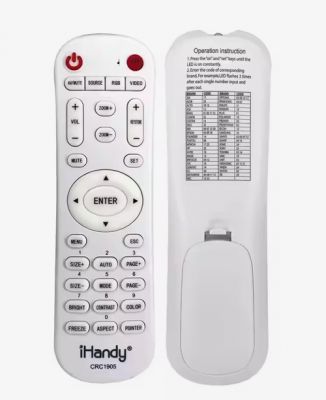 Remote control universal for projectors iHandy CRC1905 ― DELTAMOBILE