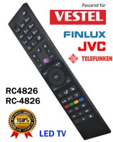 Remote control for RC4826,CT-8035 Vestel,Telefunken,JVC,Hitachi,Toshiba,Orion,Sharp ― DELTAMOBILE