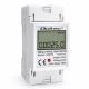 Qoltec vienfāzes elektroniskais enerģijas patēriņa mērītājs | 230 V | LCD | 2P | DIN sliede