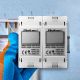 Qoltec vienfāzes elektroniskais enerģijas patēriņa mērītājs | 230 V | LCD | 2P | DIN sliede