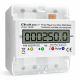 Qoltec trīsfāzu elektroniskais enerģijas patēriņa mērītājs | 400V | LCD | 4P | DIN sliede