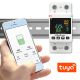 Qoltec vienfāzes elektroniskais vatmetrs | Enerģijas patēriņa mērītājs | DIN35 | Tālvadības pults | Mērījumu vēsture | Wi-Fi | TUYA | Viedā dzīve