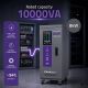 Qoltec trīsfāzu AVR MULTIPROTECTION sprieguma stabilizators | 10kVA | Precizitāte ± 3% | 3 fāžu servomotors | LCD | Ekspertu līnija