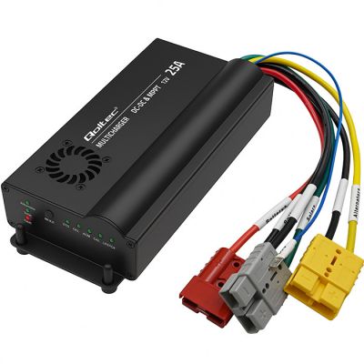 Qoltec Automatic 12V DC-DC Charger с контроллером MPPT | 25A | LiFePO4 AGM GEL STD