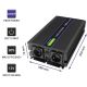 Qoltec Monolith voltage converter 4000 MS Wave |12V to 230V | 2000/4000W | USB