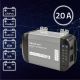 Qoltec Smart Monolith lādētājs LiFePO4 AGM GEL SLA baterijām | 20A | 24V