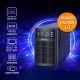 Бесперебойный блок питания Qoltec ИБП | 3 кВА | 3000 Вт | Коэффициент мощности 1,0 | ЖК-дисплей | EPO | USB | Онлайн