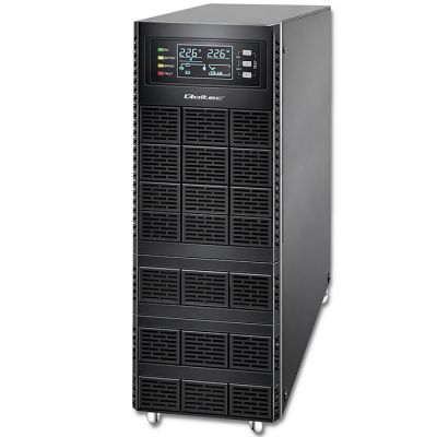Бесперебойный блок питания Qoltec ИБП | 6kVA | 6000W | Коэффициент мощности 1.0 | LCD | EPO | USB | Онлайн