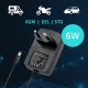Qoltec Automatic charger for AGM GEL STD 6V battery | 1A | Rectifier with LED indicator