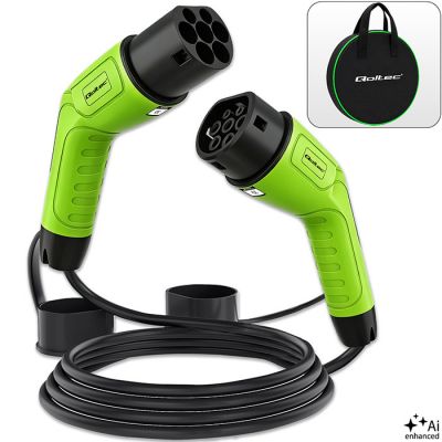 Qoltec EV Cable Type 2 для зарядки автомобиля | 230В | 7кВт | 32А | 5м