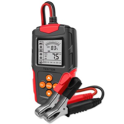 Qoltec LCD digitālais bateriju testētājs | 12V | 24V | 3Ah-200Ah