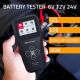 Qoltec Digital Battery Analyzer Tester 3-в-1 с ЖК-дисплей и многоязычным 6V | 12V | 24V | 10Ah-200Ah