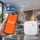 Qoltec Certified wireless smoke detector with battery | Tuya | Wi-fi | sensor service life 10 years | alarm 85dB | LED