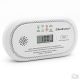 Qoltec Certified Wireless Carbon Monoxide (CO) Detector | CO detector | 10-year sensor life | 85dB alarm | LCD | LEDs