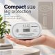 Qoltec Certified Wireless Carbon Monoxide (CO) Detector | CO detector | 10-year sensor life | 85dB alarm | LCD | LEDs
