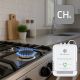 Qoltec Certified natural gas leak sensor | CH4 detector | NG | 85dB alarm | LED