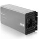 Инвертор Qoltec Pure Sine Wave | 12V до 230V | 4000/8000W | USB | Совместим с LiFePO4 GEL AGM