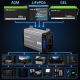 Qoltec Pure Sine Wave invertors | 12V līdz 230V | 1000/2000W | UPS APVEDCEĻŠ | LCD | USB | USB-C | Saderīgs ar LiFePO4 GEL AGM