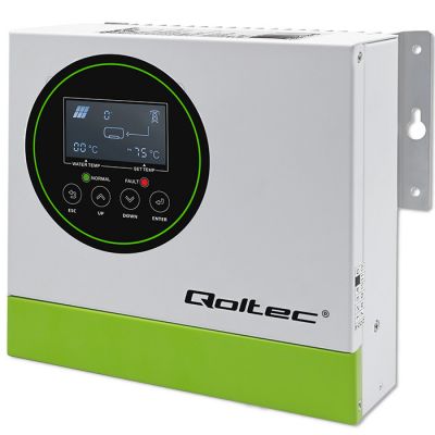 Солнечный инвертор Qoltec для водонагревателя ECO Solar Boost | MPPT | BYPASS | LCD | 4kW