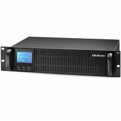 Бесперебойный блок питания Qoltec UPS RACK | 1kVA | 800W | LCD