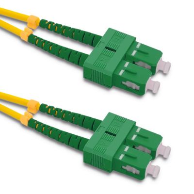 Qoltec Patchcord optiskā šķiedra SC/APC - SC/APC | Vienrežīms | 9/125 | G652D | Duplekss | 5m