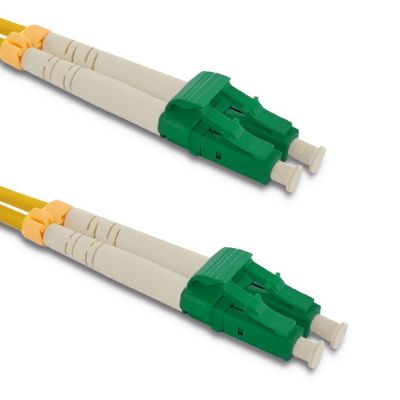 Qoltec Patchcord волоконно-оптический LC/APC - LC/APC | Одномодовый | 9/125 | G652D | Дуплекс | 1м