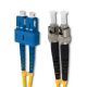 Qoltec Patchcord optiskā šķiedra SC/UPC - ST/UPC | Vienrežīms | 9/125 | G652D | Duplekss | 2m