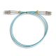 Qoltec optiskās šķiedras savienojums LC/UPC - LC/UPC | Multimode | 50/125 | OM3 | Duplekss | 1m