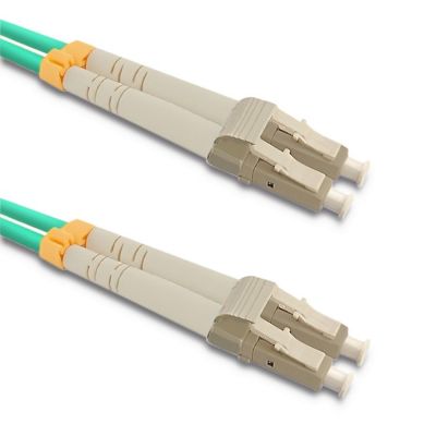 Qoltec Patchcord optiskās šķiedras LC/UPC - LC/UPC | Multimode | 50/125 | OM3 | Duplekss | 15m