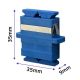 Qoltec Adapter fiber optic SC/UPC | Duplex | Singlemode