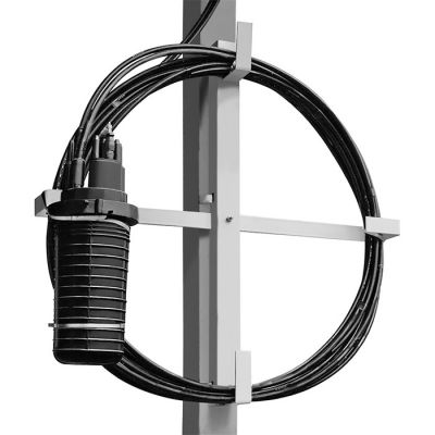 Qoltec kabeļu uzglabāšanas plaukts / organizators | maks. 10"