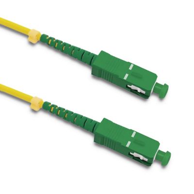 Qoltec Patchcord optiskā šķiedra SC/APC - SC/APC | Vienrežīms | 9/125 | G652D | Simplex | 0,5m