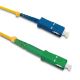Qoltec Patchcord оптоволоконная система SC/APC - SC/UPC | Одномодовая | 9/125 | G652D | Симплекс | 10м