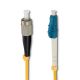 Qoltec Patchcord optiskā šķiedra FC/UPC - LC/UPC | Vienrežīms | 9/125 | G652D | Simplex | 20m