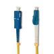 Qoltec Patchcord оптоволоконная система LC/UPC - SC/UPC | Однорежимный | 9/125 | G652D | Simplex | 7m
