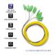 Qoltec 12 x Pigtail optiskā šķiedra SC/APC | Vienrežīms | G657A2 | 2m