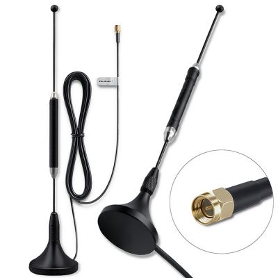 Qoltec 4G LTE antena ar magnētisko bāzi | 5dBi | visvirzienu | iekštelpu | 600-2700 MHz | SMA | 3m