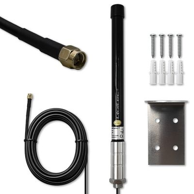Qoltec 4G LTE antena | 15dBi | visvirzienu antena | ārējā | SMA | stiklašķiedra