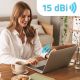 Qoltec 4G LTE antena | 15dBi | visvirzienu antena | ārējā | SMA | stiklašķiedra