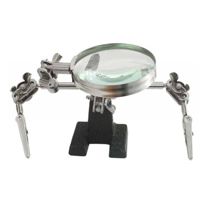 PCB holder for soldering with Magnifying Lens HY390  ― DELTAMOBILE