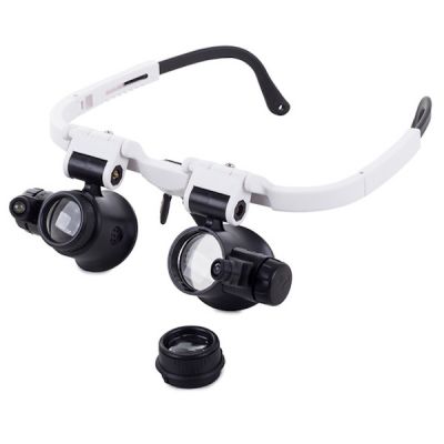 Magnification eyeglasses x8 x23 (LED)  ― DELTAMOBILE