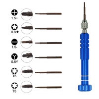 Screw set Apple iPhone 6in1 (Y 0.6 ; Penta 0.8 ; T5; T6) ― DELTAMOBILE