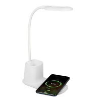 Table lamp LED with wireless charger  (220V, 20 SMD LED -6W, QI charger 10W) ― DELTAMOBILE