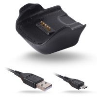 Charging Cradle  + USB Cable For Samsung Galaxy Gear Fit  (SM-R350)  ― DELTAMOBILE