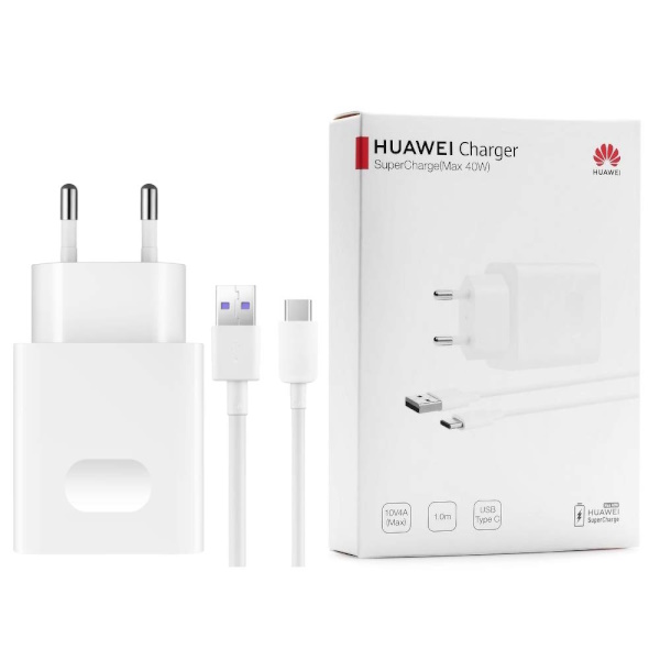 Chargeur Mural Huawei 40W SuperCharge - Référence HW-100400E01 - Neuf Sous Blister