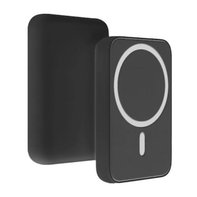 PowerBank ECOBOX 5000 mAh Black MagSafe Wireless  ― DELTAMOBILE