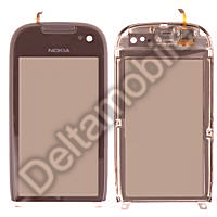 Touch panel and glass NOKIA 701 (black with frame) ― DELTAMOBILE