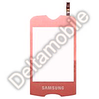 Touch panel and glass SAMSUNG S3370 (pink) ― DELTAMOBILE